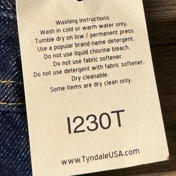 Tyndale FR Flame Resistant Denim Blue Jeans Men Sz 40X31 Indura Style I230T USA - Picture 4 of 7